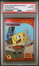 Holo PSA 10 Spongebob Squarepants Aquatic Amigos 018  POP  3 AA-018 RC Rookie picture