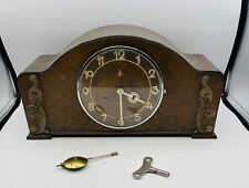 Vintage Gustav Becker Clock Mantel Clock Beautiful HTF  Please Read picture