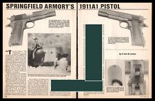 1989 SPRINGFIELD ARMORY 1911A1 Pistol 3-page Evaluation Article picture