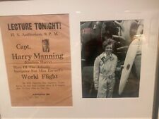 Captain Harry Manning autograph -Navigator on Amelia Earhart's World Flight picture