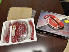 RARE Vintage Glow Talk Modular Telephone Red Neon By Hi-Tech New In Box Wow picture