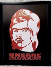 UNSANE 2007 Paris 11x14 FRAMED Vintage Concert Tour Poster Art Print picture