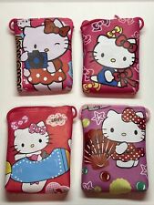 Lot 4 Hello Kitty Girls Coin Purse Shoulder Strap Zipper Assorted Color 5
