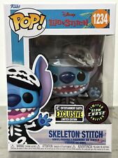 Funko POP Lilo & Stitch Skeleton Stitch EE Exclusive CHASE - Mint in Protector picture
