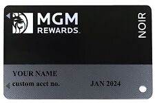 Rare MLIFE NOIR Players Card Player's Rewards Casino MGM Rewards. TIER MATCH picture
