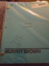 John F Kennedy Jr Signed Murphy Brown Script picture