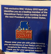 2012 RNC Limited Edition Lapel Pin - New on Card picture