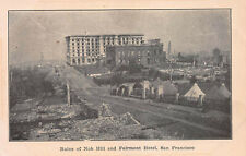 Ruins of Nob Hill & Fairmont Hotel, San Francisco, CA, Early Postcard, Unused  picture