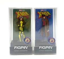 FiGPiN X-Men Gambit 1540 & Rouge 1539 Plastic Empire Exclusive Collectible Pins picture
