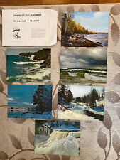 Vintage Avery Color Studios laminate placemats: Fall-Winter  (6) 16 1/2 x 12” picture