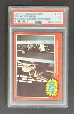 TOUGH 1977 Topps O Pee Chee OPC Star Wars Card Ben Obi Hides Stormtroopers PSA 5 picture