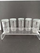 Five Vintage Ball 22 oz. Freezer Jars With Plain Zink Tops Beautiful Condition  picture