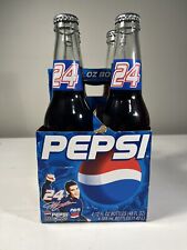 Jeff Gordon Pepsi 12FL Oz Bottles Original Case Autograph W/ Car picture