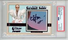 Elton John ~ Signed Rocket Man Custom Autographed Trading Card ~ PSA DNA Encased picture