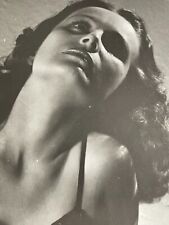 K4 Photograph Noir Sexy Beautiful Close Up Brunette Artistic Woman Shadow Light picture