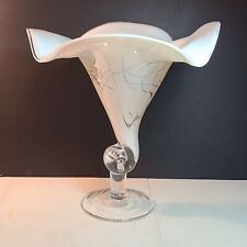 Elegant and Decorative Classic Gyser Art Glass Vase Hand Made JOZEFINA ATELIER  picture