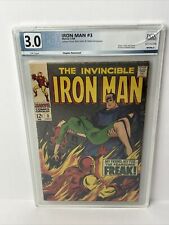 The Invincible Iron Man #3 CGC 3.0 Letters From Bob Gale & Walt Simonson 1968 picture