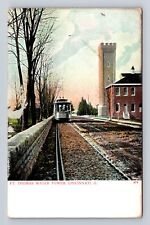 Cincinnati OH-Ohio, Ft Thomas Water Tower, Antique, Vintage Postcard picture