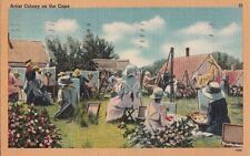 Postcard Artist Colony Cape Cod MA picture