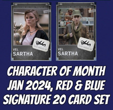COTM Character of Month VEL Signature #10 #11 20 Card Set Topps Star Wars Trader picture