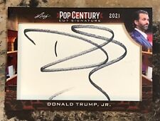 Donald Trump Jr. 2021 Leaf Pop Century Cut Signature #PCC-DTJ - AUTO (B) picture