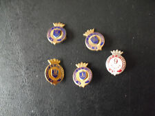 Lot of 5 Vintage Baptist School Attendance Award Pins picture