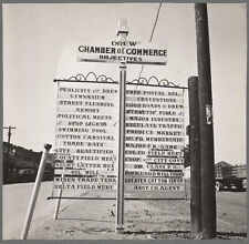 Old 8X10 Photo, 1930's Chamber of Commerce sign. Drew, MS 57651063 picture