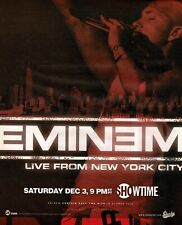 EMINEM Live From New York City on Showtime 2005 magazine concert promo ad picture