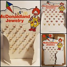 1979 McDonaldland Jewelry Counter Display With 30 Rings, Original Box&Banner NOS picture