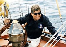 John F. Kennedy Sailing Yacht PHOTO President on Vacation in Maine picture