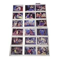 Disney Snow White Trading Cards Complete Princess Movie Scene Set 1-18 Series A picture