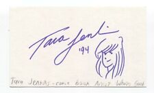 Tara Jenkins Signed Index Card Autograph Signature Comic Artist picture
