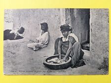 cpa NORTH AFRICA North Africa CAKE KNEADING BLACK in GUESSAA picture