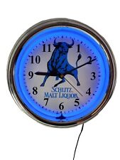 Nice Working Vintage Schlitz Beer Liqour Malt Advertising Motion Clock picture
