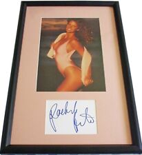 Rachel Hunter autograph custom framed w/ Sports Illustrated Swimsuit Issue photo picture