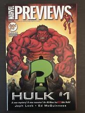 Hulk #1 2008 Marvel Previews Magazine Comic Book 1st Red Hulk Thunderbolts picture