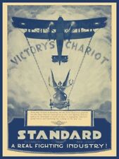 1918 Standard Aircraft - Victory's Chariot NEW METAL SIGN: 12x16