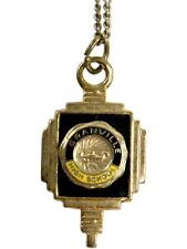 Vintage Granville High School Ohio Charm Pendant Award Gold Tone Magic Lamp picture