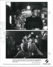 2000 Press Photo Dennis Farina Vinnie Jones Brad Pitt Guy Ritchie ing Snatch picture