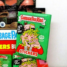 1988 GARBAGE PAIL KIDS 15th Series 1 Sealed Wax pack Topps DIE CUT STICKERS picture