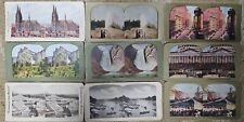 Nine (9) Vintage Stereoview Cards picture