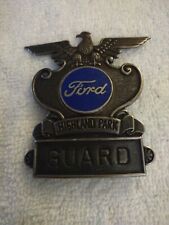 VTG Ford Motor Co. Highland Park Security Guard Badge With # On Back picture
