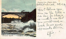 Greetings From Niagara Falls, New York, Early Postcard, Used in 1904 picture