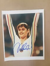 Nadia Comaneci Autograph Photo 8x10 Signed SPORTS Olympic Gymnast picture