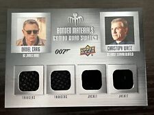 Daniel Craig Christoph Waltz￼ UD James Bond Villains & Henchmen Bonded Materials picture