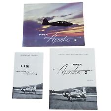 VTG Piper Apache G Low Wing Airplane Brochure Price Equipment Operating 3pcs picture