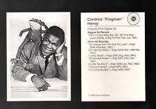 Clarence Frogman Henry 1986 Music Nostalgia Trading Card #220 (NM-MT) picture