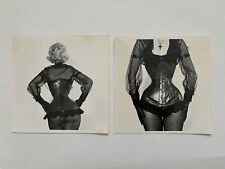 Antique Photograph Drag Queen Madonna Bondage Corset Leather Vintage Photo S&M picture