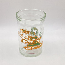 1991 Welch's Tom & Jerry Baseball Jelly Jar Glass Cup Animation Art Character  picture