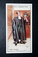 Trial by Jury  Gilbert and Sullivan   The Usher   1920's Vintage Card  LB04 picture